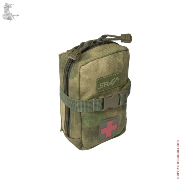      ""|IFAK Cutaway Pouch for First Aid Kit,  Small "Moss"