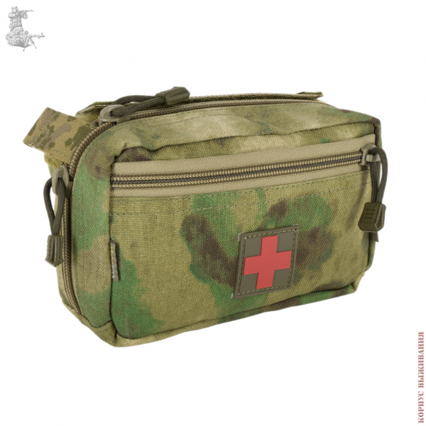      ""|IFAK Cutaway Pouch for First Aid Kit, Horizontal "Moss"