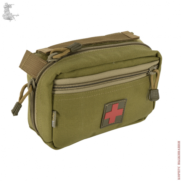     |IFAK Cutaway Pouch for First Aid Kit, Horizontal