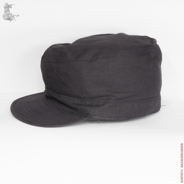 Кепка (черный) с ушами и карманом под карту 100%хлопок (рип-стоп)|Bancroft cap