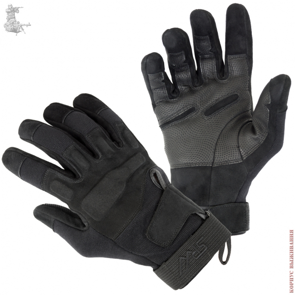 Перчатки SOCOM (Замша), (Черные)|Gloves SOCOM /Suede Leather, (Black)