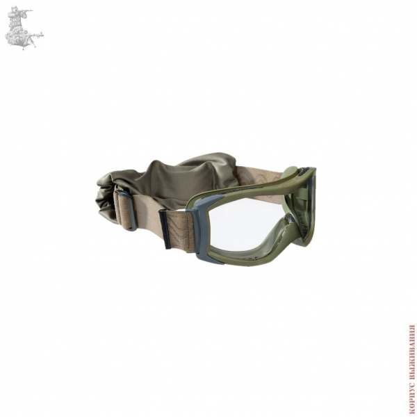   BOLLE X1000 Clear (X1KSTDI) |Ballistic glasses BOLLE X1000 Clear (X1KSTDI) green