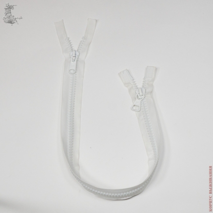 Zipper ARTA-F 10mm (colour white)