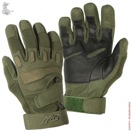 Gloves SOCOM /Suede Leather, (Olive)