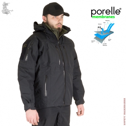 "PATRIOT" (Black) Membrane jacket
